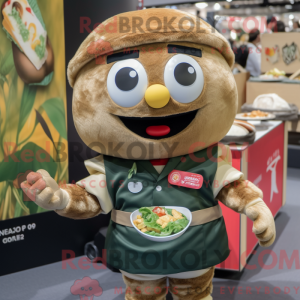 Olive Ramen maskot kostume...