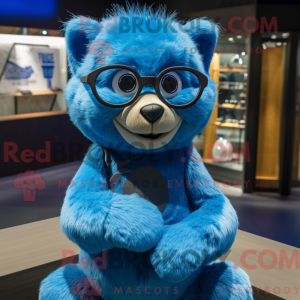 Máscara azul Mongoose com...