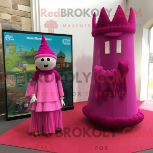 Postava maskota Magenta...