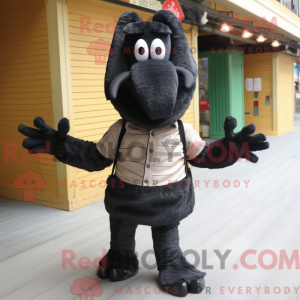 Black Shrimp Scampi mascot...