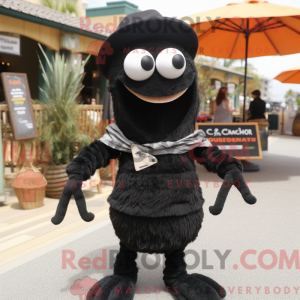 Black Shrimp Scampi mascot...