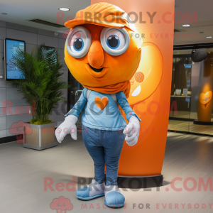 Postava maskota Orange...