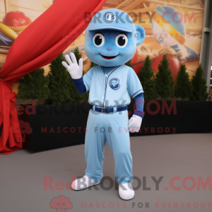 Sky Blue Baseball Ball...