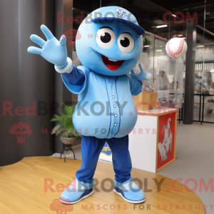 Postava maskota Sky Blue...