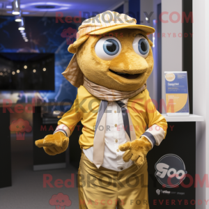 Disfraz de mascota Gold...