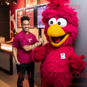 Disfraz de mascota Magenta...