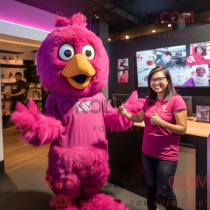Disfraz de mascota Magenta...