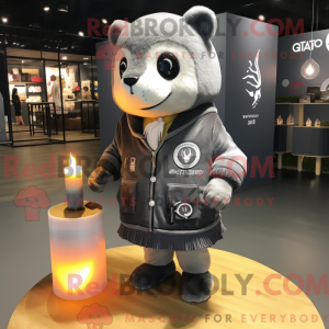 Gray Scented Candle mascot...