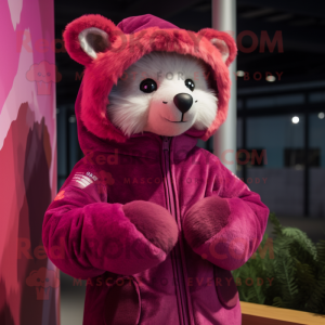 Magenta Marten mascotte...