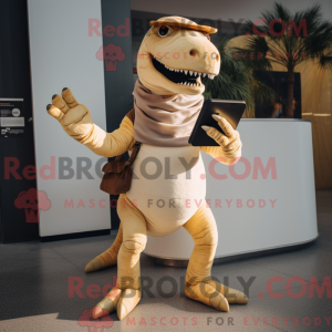 Disfraz de mascota T Rex...