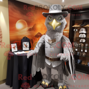 Maskotdraktfigur Grey Eagle...