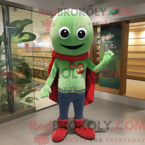 Red Green Bean maskot...