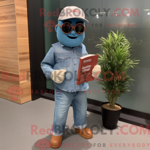 Rust Falafel maskot drakt...