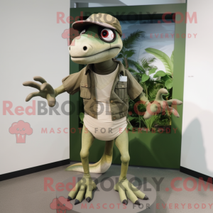 Oliven Dimorphodon maskot...