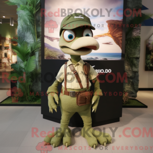 Costume de mascotte d Olive...
