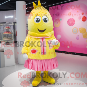 Costume de mascotte citron...