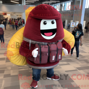 Maroon Enchiladas maskot...