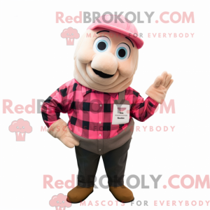 Pink Cod mascottekostuum...