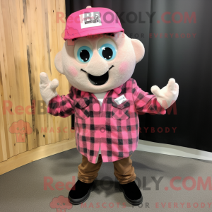 Pink Cod mascot costume...