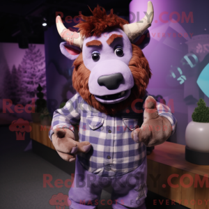 Lavender Minotaur mascot...