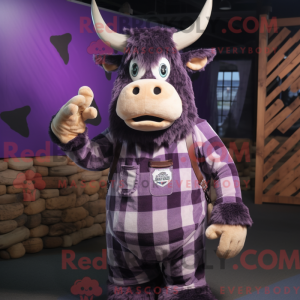 Lavender Minotaur mascot...