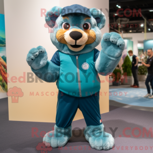 Disfraz de mascota Teal...