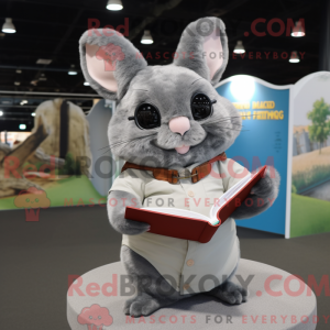 Grå Chinchilla maskot...