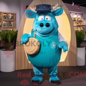Cyan Beef Wellington maskot...