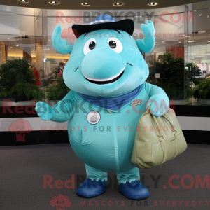 Disfraz de mascota Cyan...