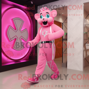 Pink Celtic Cross maskot...