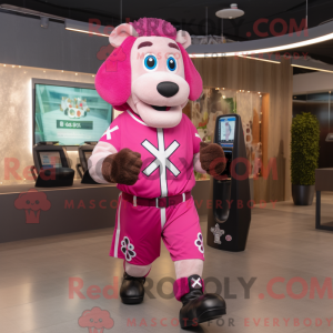 Pink Celtic Cross maskot...