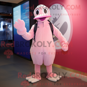 Roze Albatros mascotte...