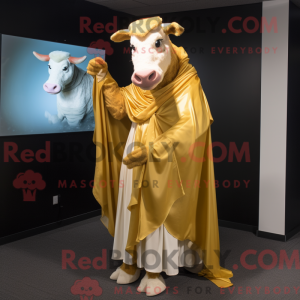 Máscara de vaca Gold...