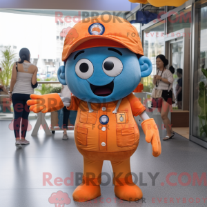 Orange Doctor mascot...