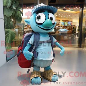 Disfraz de mascota Teal Cod...