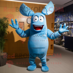 Postava maskota Sky Blue...