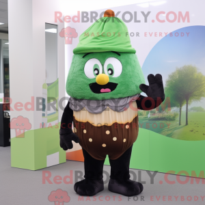 Forest Green Cupcake mascot...