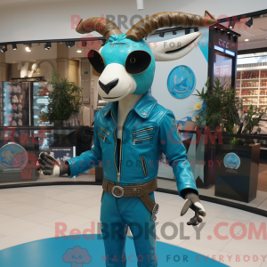 Turquoise Gazelle mascot...