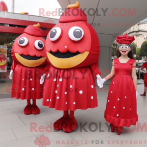 Máscara de hambúrguer Red...