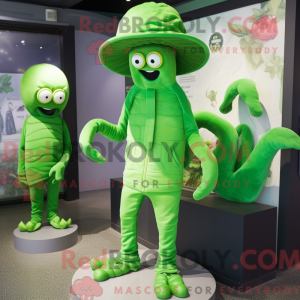 Postava maskota Lime Green...