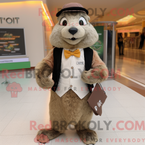 Máscara Olive Marmot com...
