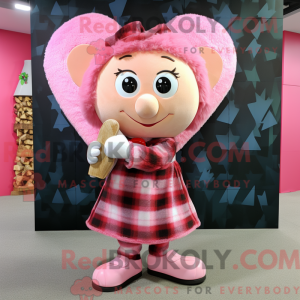 Pink Amor maskot kostume...