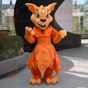 Orange Gargoyle maskot...