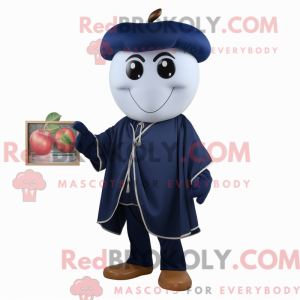 Navy Apple-maskotdraktfigur...