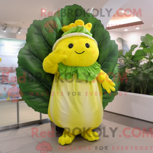Lemon Yellow Cabbage Leaf...