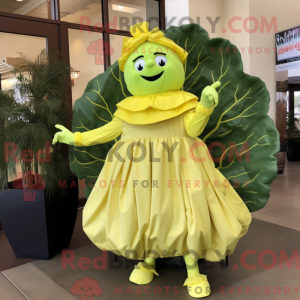 Lemon Yellow Cabbage Leaf...