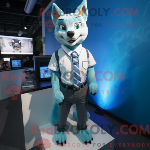 Figura de máscara Cyan Lynx...