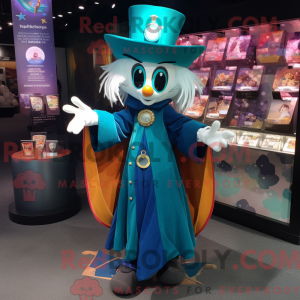 Teal Magician Maskottchen...