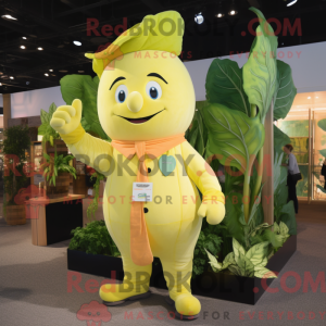 Yellow Beanstalk mascot...