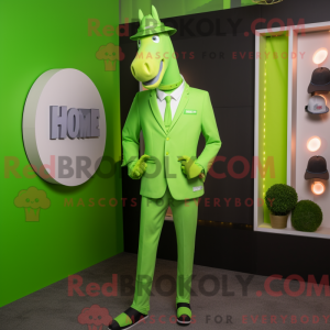 Limegrønn...